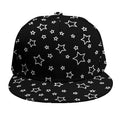 Geometric Star Pattern Print Snapback Cap