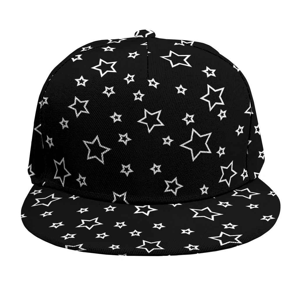 Geometric Star Pattern Print Snapback Cap