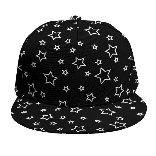 Geometric Star Pattern Print Snapback Cap