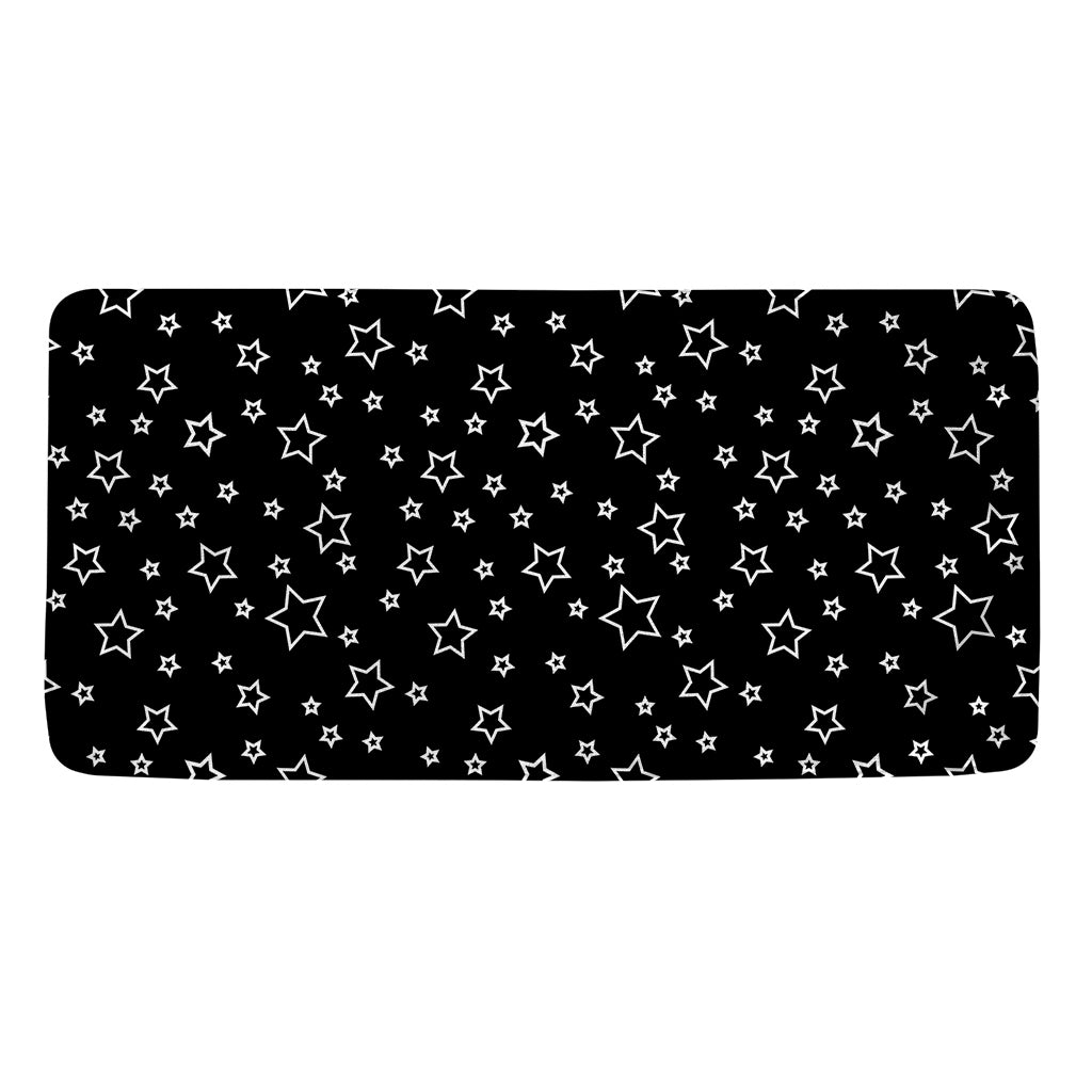 Geometric Star Pattern Print Towel