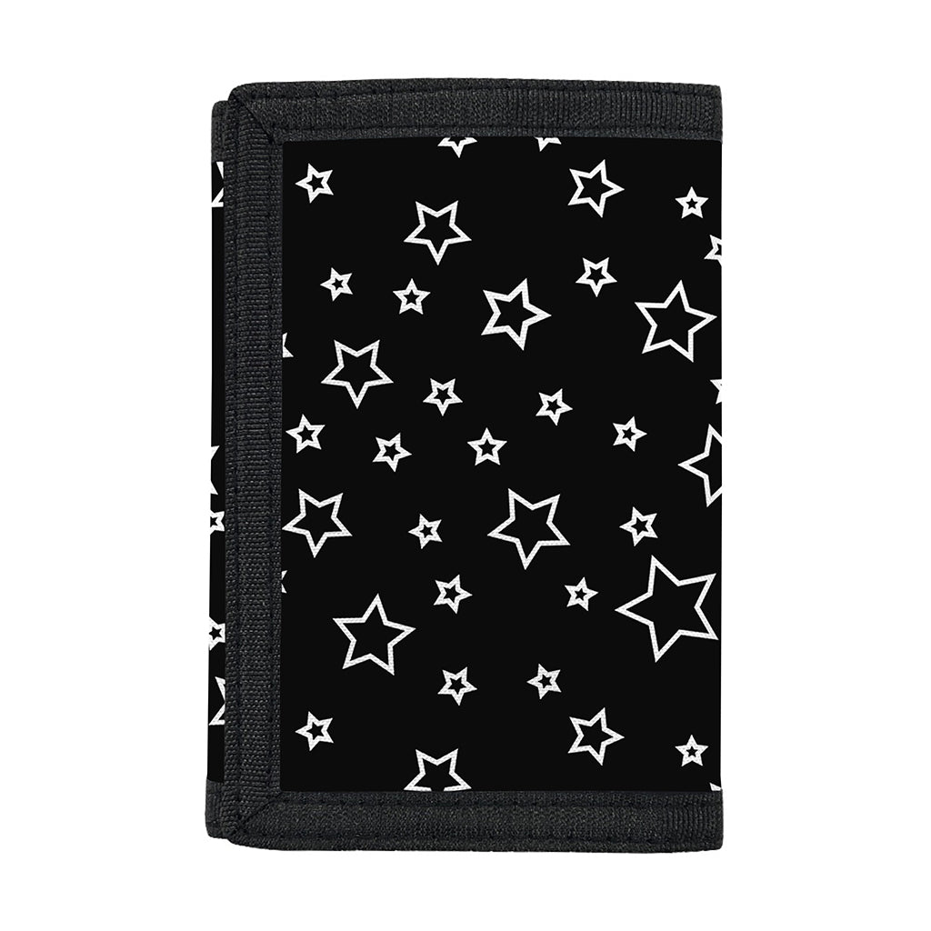 Geometric Star Pattern Print Trifold Wallet