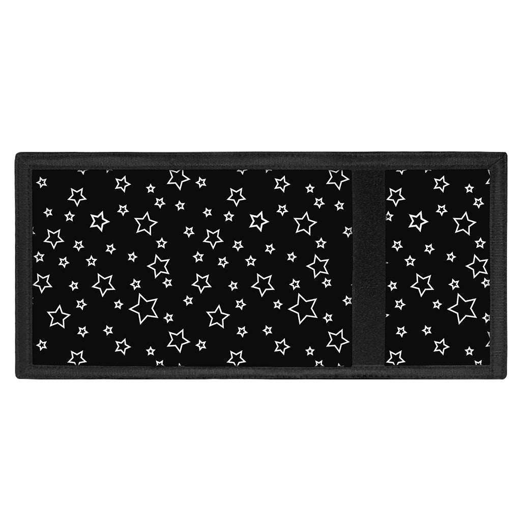 Geometric Star Pattern Print Trifold Wallet