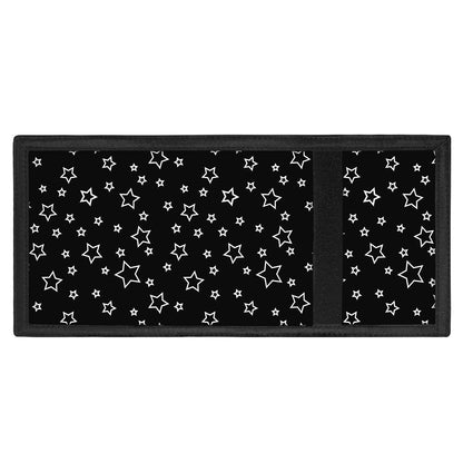 Geometric Star Pattern Print Trifold Wallet