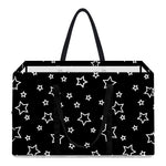 Geometric Star Pattern Print Utility Tote Bag