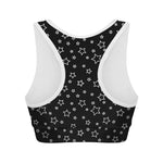 Geometric Star Pattern Print Women's Sports Bra
