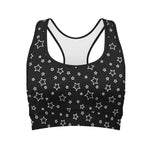 Geometric Star Pattern Print Women's Sports Bra