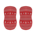 Geometric Xmas Knitted Pattern Print Bar Stool Covers