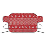 Geometric Xmas Knitted Pattern Print Car Windshield Snow Cover