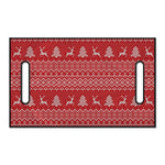 Geometric Xmas Knitted Pattern Print Golf Cart Seat Cover