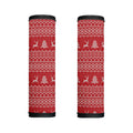 Geometric Xmas Knitted Pattern Print Handle Covers