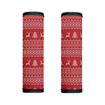 Geometric Xmas Knitted Pattern Print Handle Covers