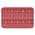 Geometric Xmas Knitted Pattern Print Indoor Door Mat