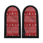 Geometric Xmas Knitted Pattern Print Skillet Handle Cover