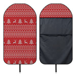 Geometric Xmas Knitted Pattern Print Waterproof Car Seat Cover