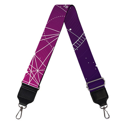Geometric Zodiac Calendar Print Bag Strap