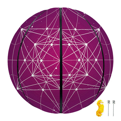 Geometric Zodiac Calendar Print Basketball