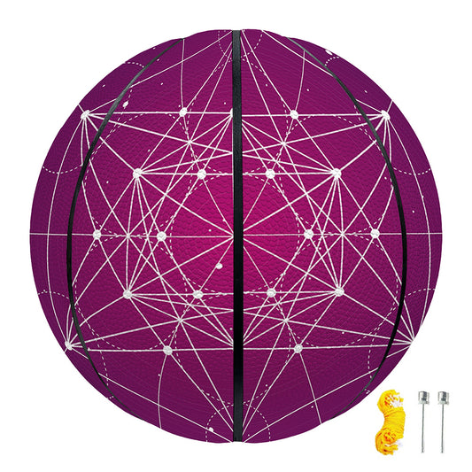Geometric Zodiac Calendar Print Basketball