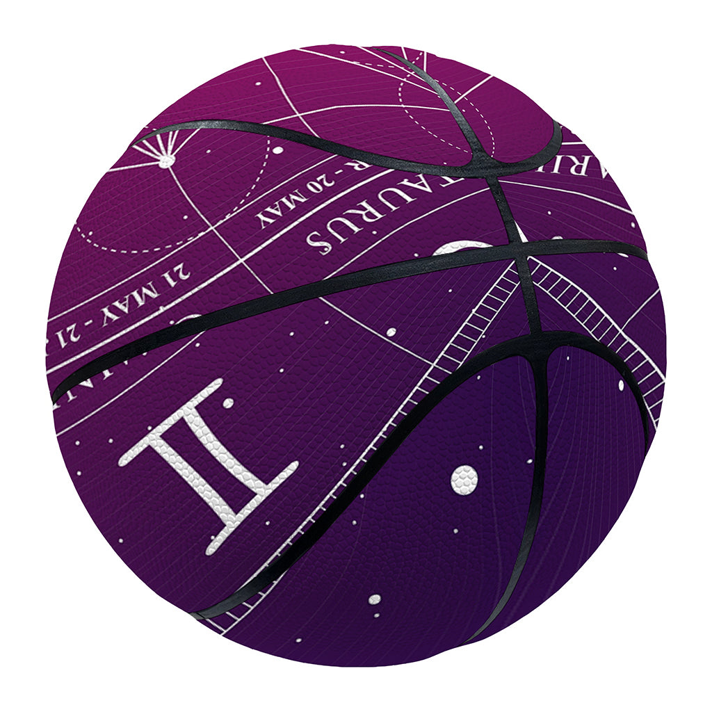Geometric Zodiac Calendar Print Basketball