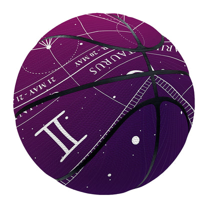 Geometric Zodiac Calendar Print Basketball