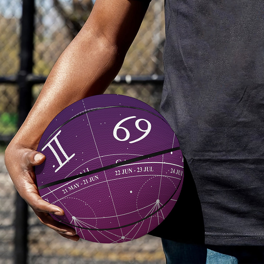 Geometric Zodiac Calendar Print Basketball