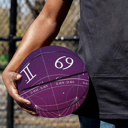 Geometric Zodiac Calendar Print Basketball