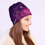 Geometric Zodiac Calendar Print Beanie