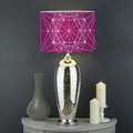 Geometric Zodiac Calendar Print Drum Lamp Shade