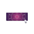 Geometric Zodiac Calendar Print Extended Mouse Pad