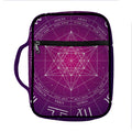Geometric Zodiac Calendar Print Front Pocket Bible Bag