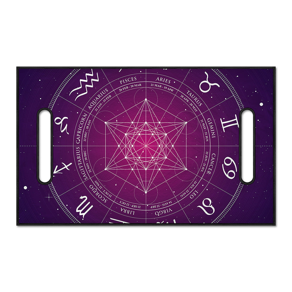 Geometric Zodiac Calendar Print Golf Cart Seat Cover