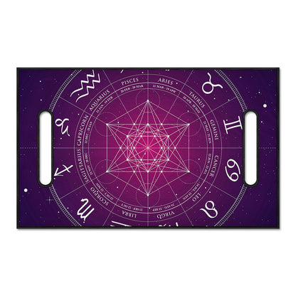 Geometric Zodiac Calendar Print Golf Cart Seat Cover