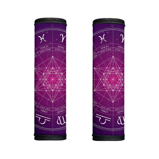 Geometric Zodiac Calendar Print Handle Covers