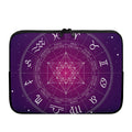 Geometric Zodiac Calendar Print Laptop Sleeve