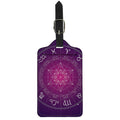 Geometric Zodiac Calendar Print Luggage Tag