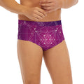 Geometric Zodiac Calendar Print Men's Briefs