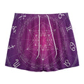 Geometric Zodiac Calendar Print Mesh Shorts