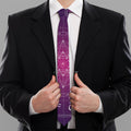 Geometric Zodiac Calendar Print Necktie