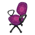 Geometric Zodiac Calendar Print Office Chair Cover