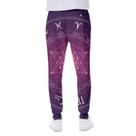 Geometric Zodiac Calendar Print Scuba Joggers