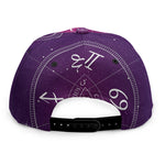Geometric Zodiac Calendar Print Snapback Cap