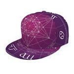 Geometric Zodiac Calendar Print Snapback Cap