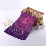 Geometric Zodiac Calendar Print Towel
