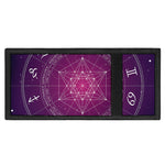 Geometric Zodiac Calendar Print Trifold Wallet