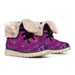 Geometric Zodiac Calendar Print Winter Boots