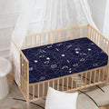 Geometric Zodiac Signs Print Baby Crib Sheet
