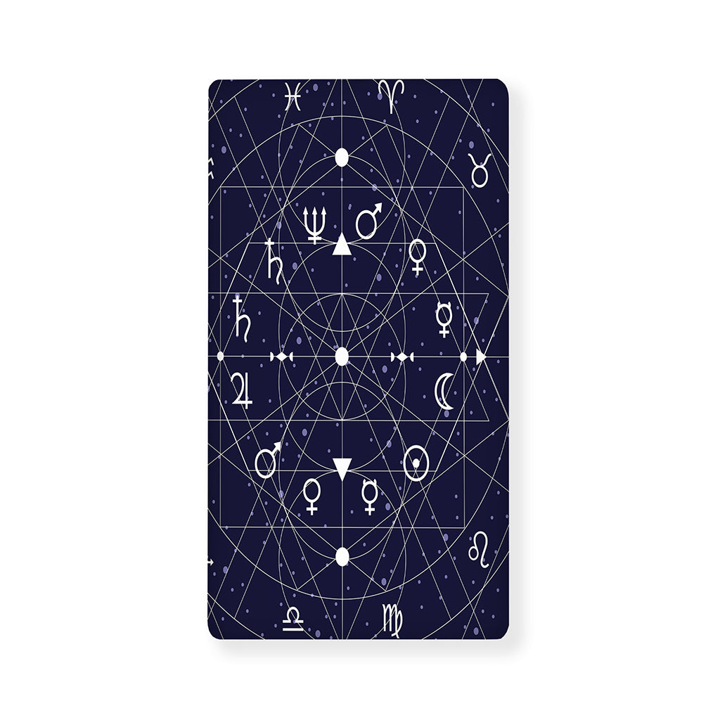 Geometric Zodiac Signs Print Baby Crib Sheet