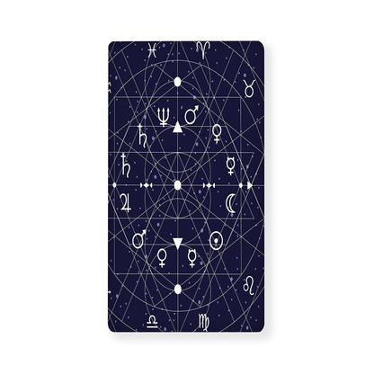 Geometric Zodiac Signs Print Baby Crib Sheet