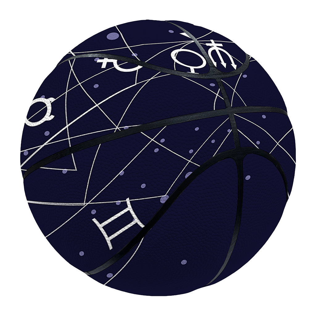 Geometric Zodiac Signs Print Basketball
