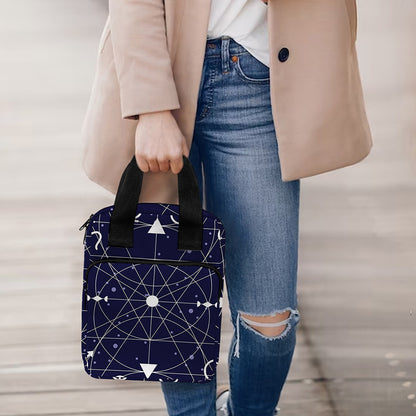 Geometric Zodiac Signs Print Bible Tote Bag