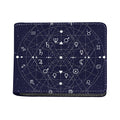 Geometric Zodiac Signs Print Bifold Wallet